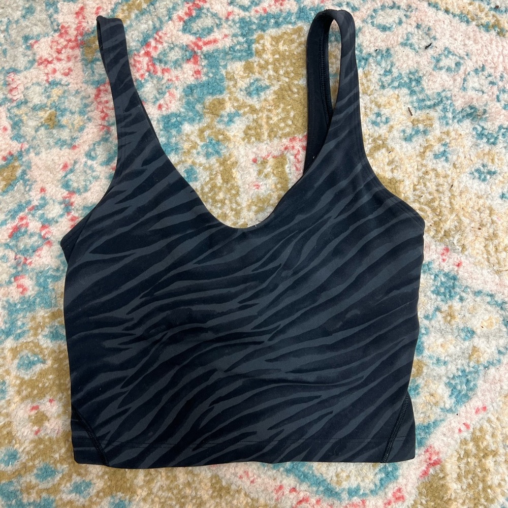 Lululemon align tank top zebra print